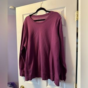 Tek Gear 3X Crew Purple Sweatshirt
